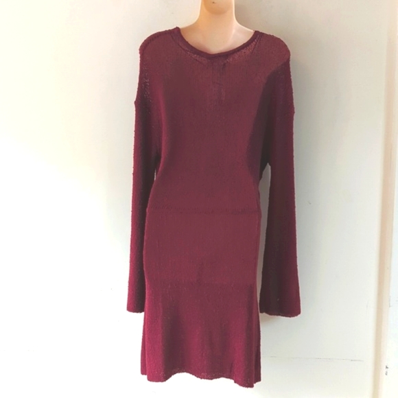 L*Space Topanga Sweater Knit Cover-Up XL - Picture 8 of 16
